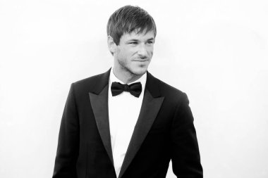 5 Eylül 2018 'de Venedik Film Festivali' nde Gaspard Ulliel, 'L' Annee Derniere a Marienbad 'adlı filmin kırmızı halısında yürüyor.. 