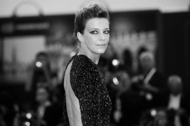 Celine Sallette, 7 Eylül 2018 'de Venedik, İtalya' da düzenlenen 75. Venedik Film Festivali sırasında 