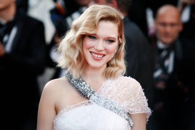 Cannes Film Festivali 'nin açılışına 8 Mayıs 2018' de Cannes, Fransa 'da Lea Seydoux da katıldı..