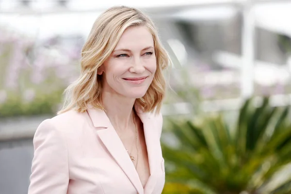 แคนเนส งเศส พฤษภาคม Cate Blanchett วมการถ ายภาพจ ระหว างเทศกาลภาพยนตร คานส — ภาพถ่ายสต็อก