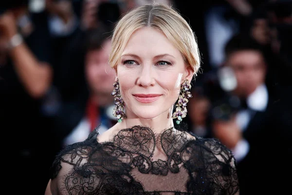 Cannes Frankrijk Mei Cate Blanchett Neemt Deel Aan Vertoning Van — Stockfoto