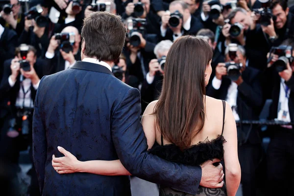 Cannes France Mai Penelope Cruz Javier Bardem Assistent Première Tout — Photo