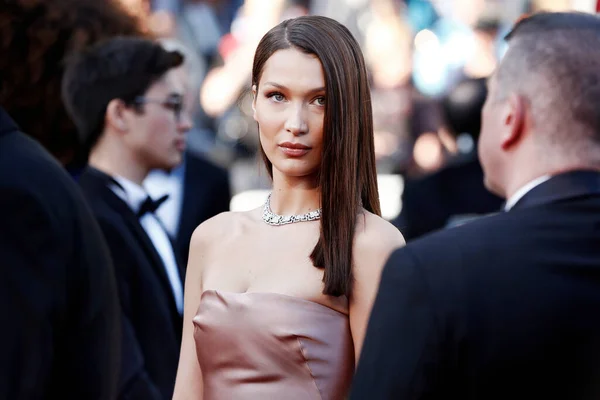 Cannes France May Bella Hadid Attends Premiere Ash Purest White — Stock Photo, Image