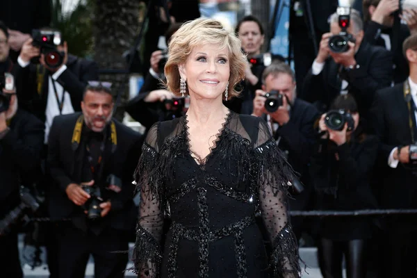 Cannes Frankreich Mai Jane Fonda Besucht Die Vorführung Von Sink — Stockfoto