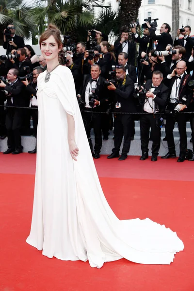 Cannes France May Actress Louise Bourgoin Attends Screening Yomeddine 71St — Stock Photo, Image