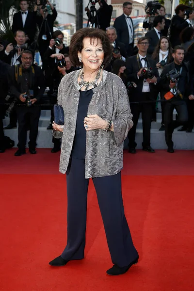 Cannes Franța Mai Actrița Claudia Cardinale Participă Proiecția Sink Swim — Fotografie, imagine de stoc