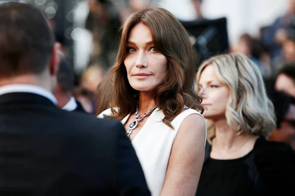 Cannes Frankrijk Mei Carla Bruni Neemt Deel Aan Vertoning Van — Stockfoto