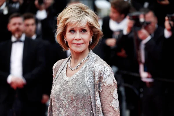 Cannes França Maio Jane Fonda Participa Exibição Blackkklansman Durante 71St — Fotografia de Stock