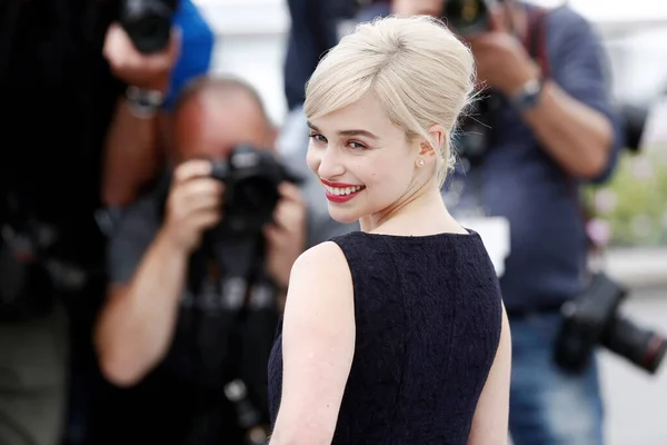 Cannes France May Emilia Clarke Adopts Photo Call Solo Star — 스톡 사진