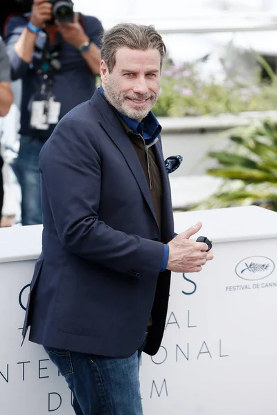 Cannes França Maio John Travolta Participa Sessão Fotográfica Filme Gotti — Fotografia de Stock