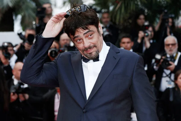 Cannes Francia Mayo Benicio Del Toro Asiste Proyección Solo Una —  Fotos de Stock