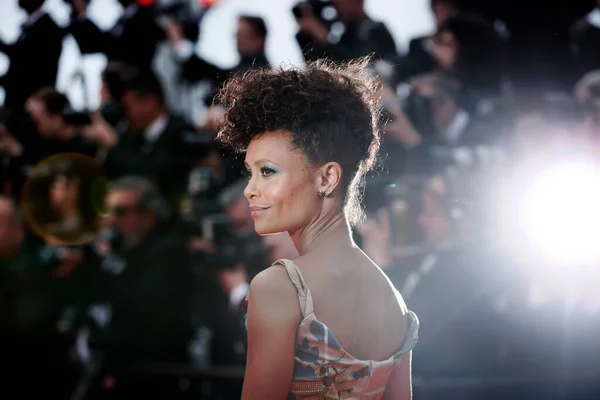 Cannes Frankrike Maj Thandie Newton Deltar Visningen Solo Star Wars — Stockfoto