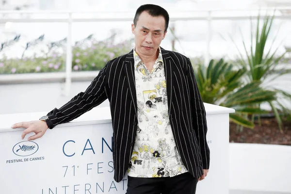 Cannes França Maio Ator Chen Yongzhong Participa Chamada Fotográfica Long — Fotografia de Stock