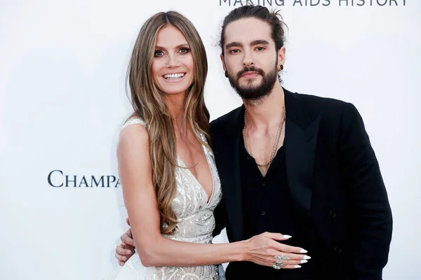 Cap Antibes Frankrijk Mei Heidi Klum Tom Kaulitz Komen Mei — Stockfoto