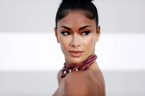 Cap Antibes France Mayıs Nicole Scherzinger Mayıs 2018 Tarihinde Fransa — Stok fotoğraf