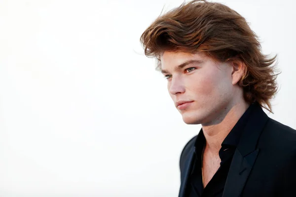 Cap Antibes France May Jordan Barrett Arrives Amfar Gala Cannes — Stock Photo, Image