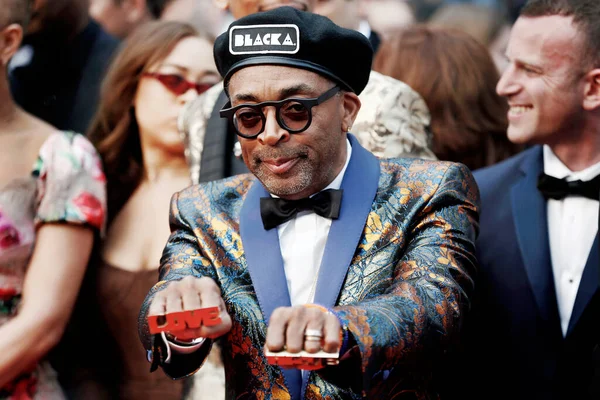 Cannes France May Director Spike Lee Attends Screening Blackkklansman 71St — Stock Photo, Image