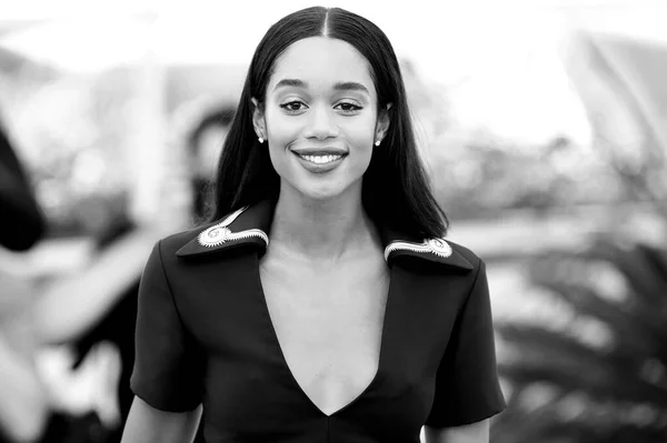 Cannes France May Laura Harrier Attends Photo Call Blackkklansman 71St — Stock Photo, Image