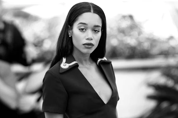 Cannes France May Laura Harrier Attends Photo Call Blackkklansman 71St — Stock Photo, Image