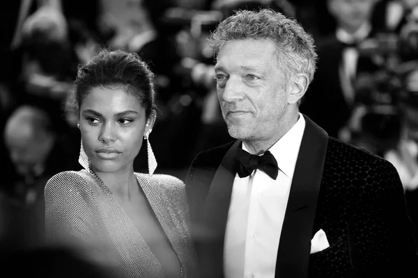 Cannes Frankrike Maj Tina Kunakey Och Vincent Cassel Deltar Visningen — Stockfoto