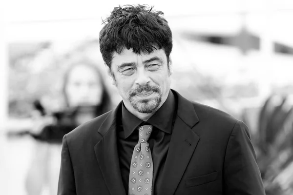 Cannes Frankrike Maj Benicio Del Toro Deltar Juryn Vissa Regard — Stockfoto