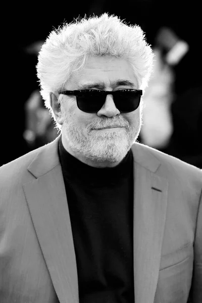 Cannes France Mai Pedro Almodovar Assiste Première Ash Purest White — Photo