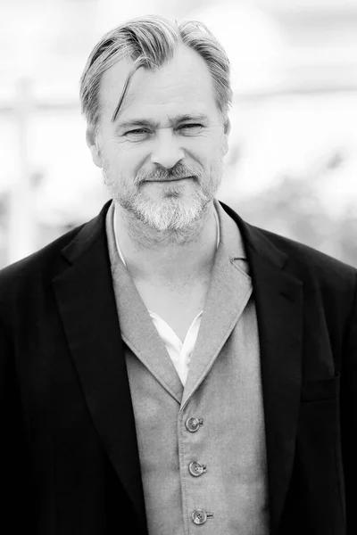 Cannes Frankrike Maj Christopher Nolan Deltar Rendezvous Christopher Nolan Fotosamtal — Stockfoto