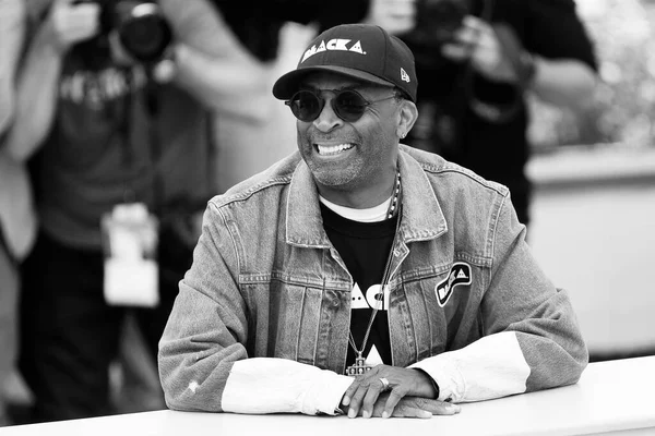 Cannes França Maio Diretor Spike Lee Participa Chamada Fotográfica Blackkklansman — Fotografia de Stock