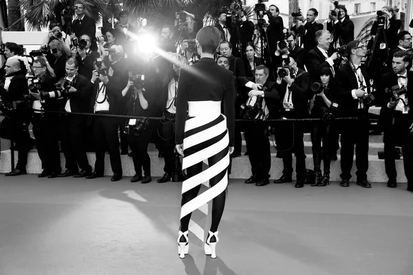 Cannes Frankreich Mai 2018 Yuchun Besucht Die Vorführung Von Yomeddine — Stockfoto