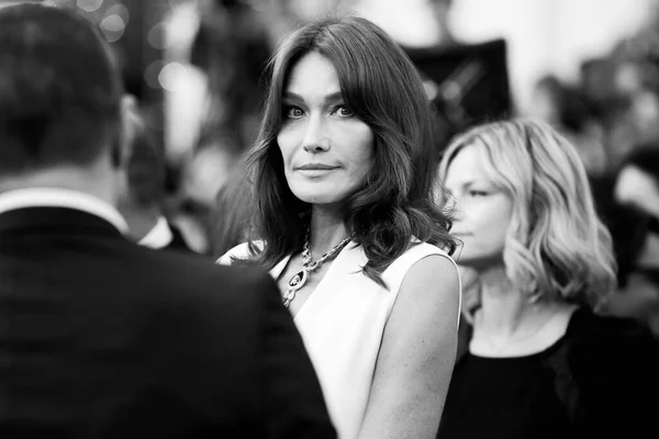 Cannes Francie Května Carla Bruni Zúčastní Promítání Filmu Umyvadlo Nebo — Stock fotografie