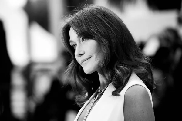 Cannes Francie Května Carla Bruni Zúčastní Promítání Filmu Umyvadlo Nebo — Stock fotografie