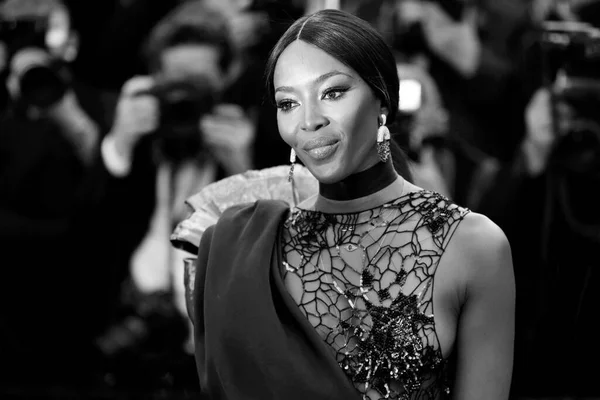 Cannes Franciaország Május Naomi Campbell Részt Vesz Blackkklansman Vetítésén Cannes — Stock Fotó