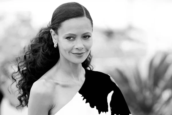 Cannes França Maio Thandie Newton Participa Chamada Fotográfica Solo Star — Fotografia de Stock
