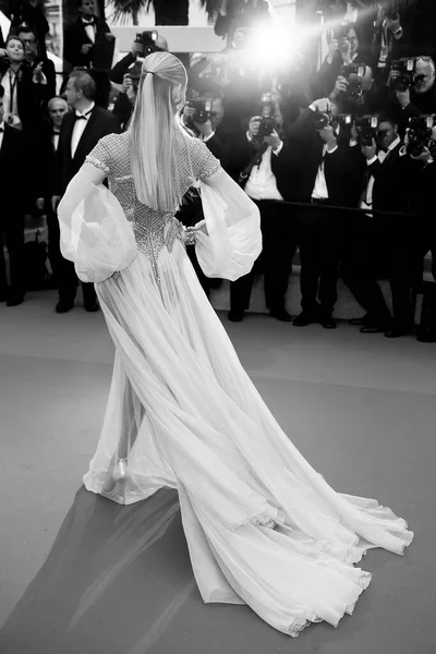 Cannes Frankrike Maj Natasha Poly Deltar Visningen Blackkklansman Filmfestivalen Cannes — Stockfoto