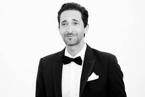 Cap Antibes Francia Maggio Adrien Brody Arriva All Amfar Gala — Foto Stock