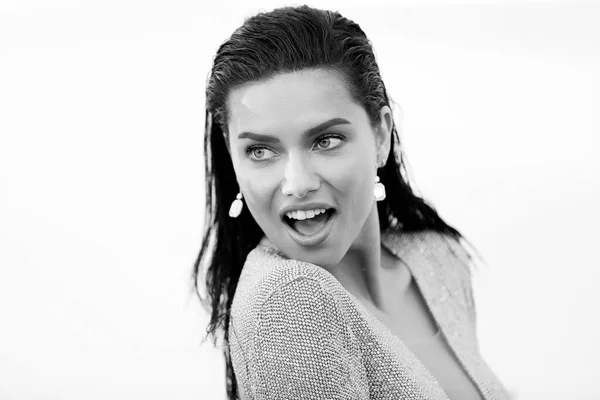 Cap Antibes Francia Maggio Adriana Lima Arriva All Amfar Gala — Foto Stock