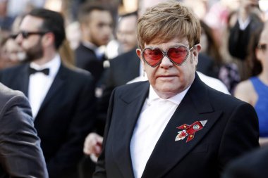 CANNES, FRANCE - MAY 16: Sir Elton John attends the premiere of the movie 