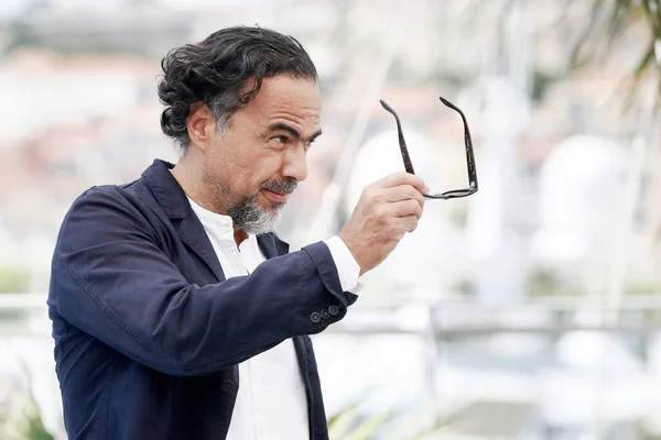 Cannes Frankreich Mai Jurymitglied Alejandro Gonzalez Inarritu Nimmt Fototermin Der — Stockfoto