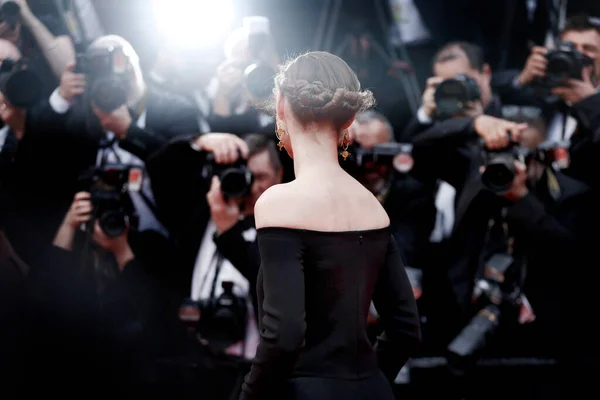 Cannes Frankrijk Mei Louise Bourgoin Woont Openingsceremonie Bij Tijdens Het — Stockfoto