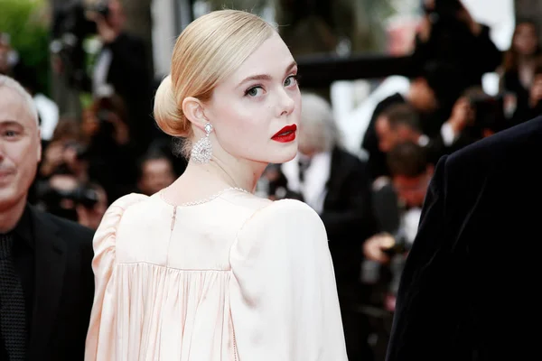Cannes France May Anggota Juri Elle Fanning Menghadiri Acara Pembukaan — Stok Foto