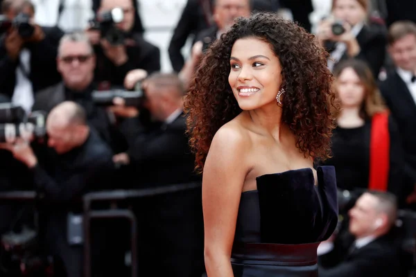 Cannes France May Tina Kunakey Attends Premiere Les Miserables 72Nd — Stock Photo, Image