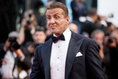 Sylvester Stallone, 25 Mayıs 2019 'da Fransa' nın Cannes kentinde düzenlenen 72.. 