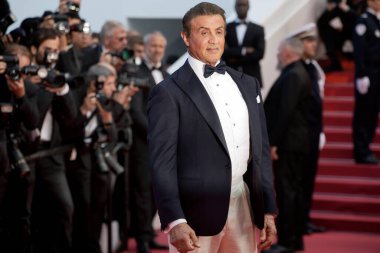Sylvester Stallone, 25 Mayıs 2019 'da Fransa' nın Cannes kentinde düzenlenen 72.. 