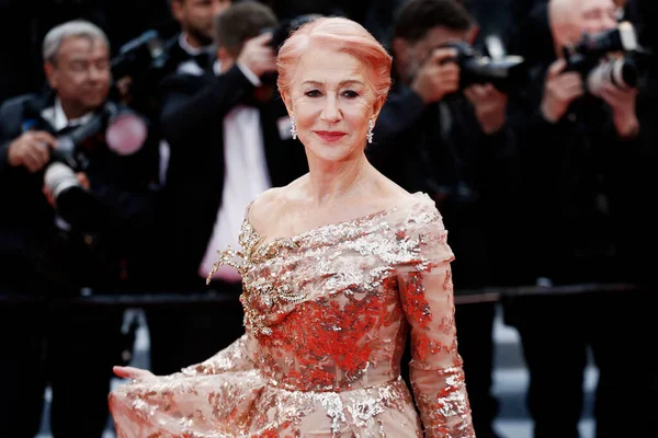 Cannes France May Helen Mirren Attends Premiere Movie Les Belles — Stock Photo, Image