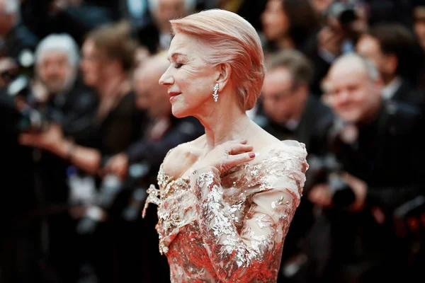 Cannes Francia Maggio Helen Mirren Partecipa Alla Prima Del Film — Foto Stock