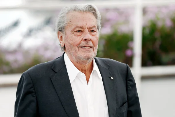 Cannes Frankrike Maj Alain Delon Deltar Fotosamtal För Palme Honneur — Stockfoto