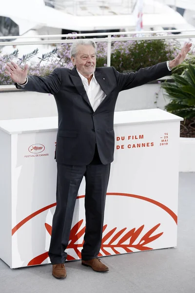 Cannes Frankrike Maj Alain Delon Deltar Fotosamtal För Palme Honneur — Stockfoto