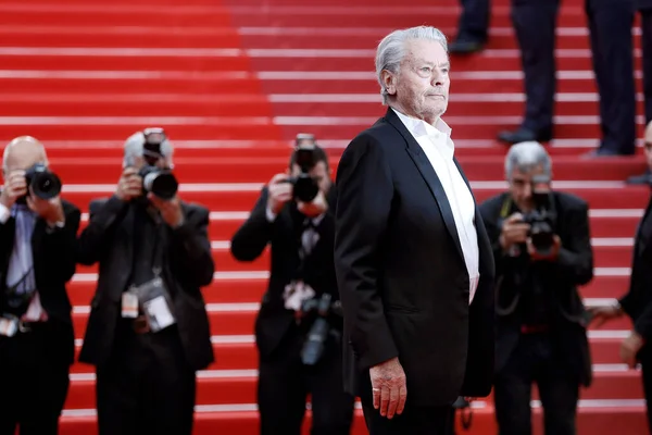 Cannes Francia Maggio Alain Delon Partecipa Alla Prima Del Film — Foto Stock