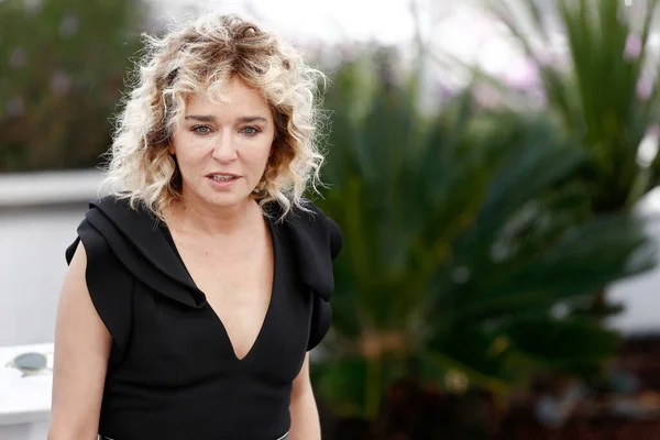 Cannes France May Valeria Golino Adopts Photo Call Lady Fire — 스톡 사진