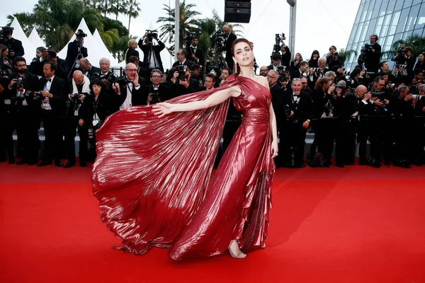 Cannes Francie Května Herečka Miriam Leone Zúčastní Premiéry Filmu Belle — Stock fotografie